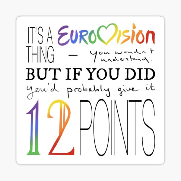 Item preview, It´s a Eurovision Thing designed and sold by Asobe.