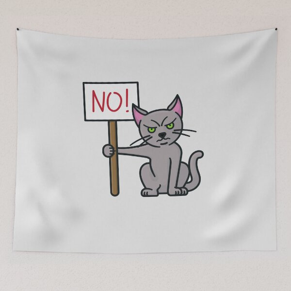 Item preview, NO Cat mood designed and sold by fluffyfriends.