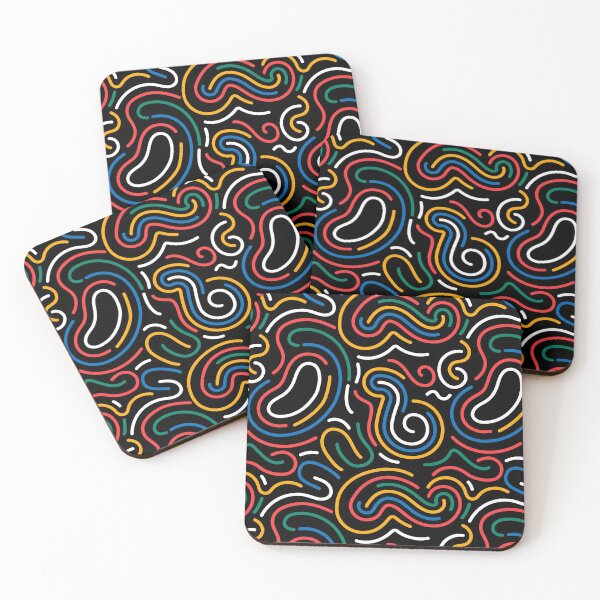 Item preview, Hand Drawn Colorful Pattern 04 designed and sold by Nfty-Planet01.