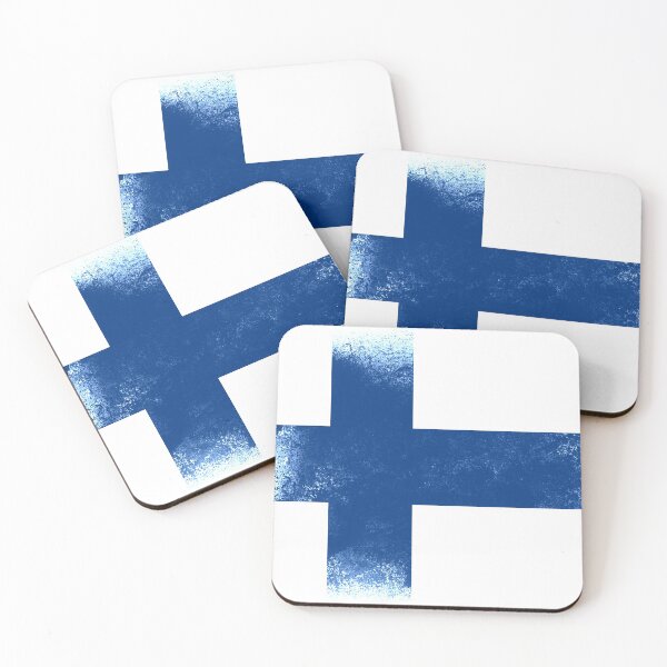 Item preview, Finland Flag designed and sold by psychoshadow.