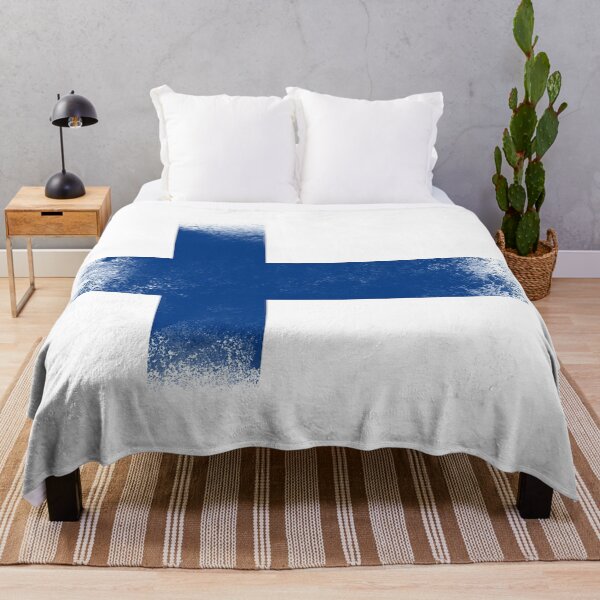 Item preview, Finland Flag designed and sold by psychoshadow.