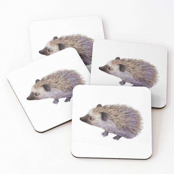 Item preview, Hedgehog (pen & ink and watercolor) designed and sold by Carrie Carlson.