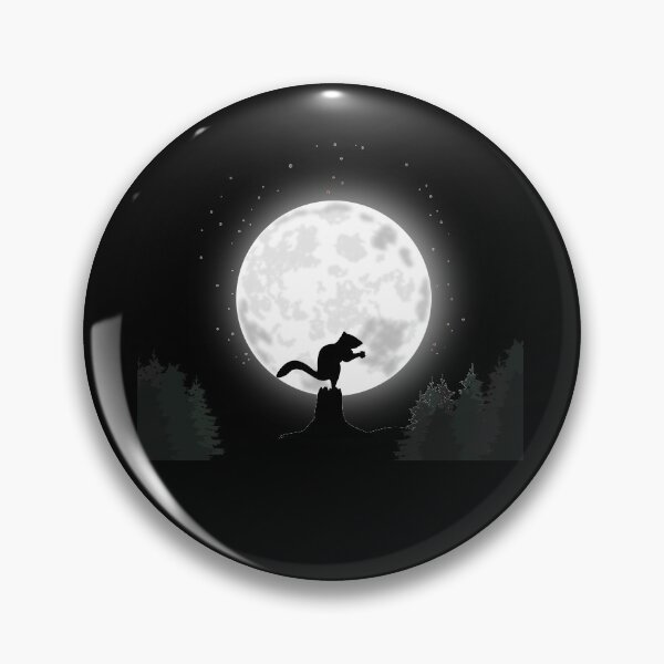 Item preview, Squirrel At A Full Moon designed and sold by Ibu83.