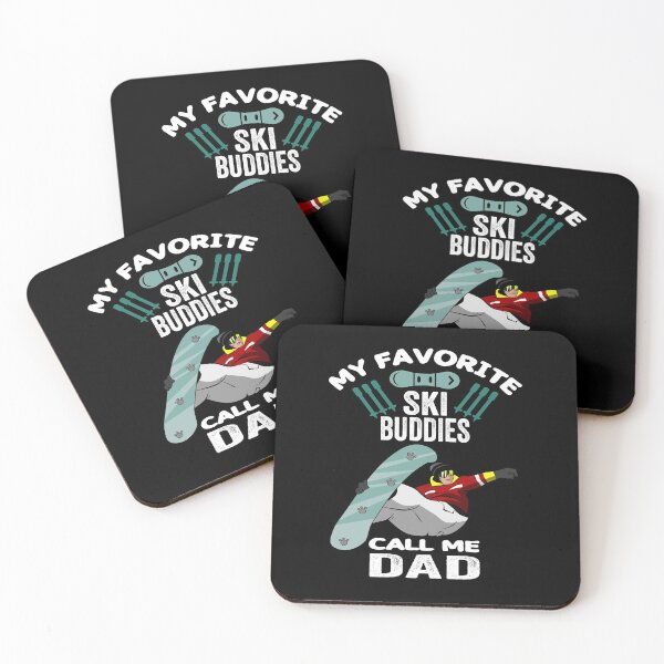 Item preview, My Favorite Ski Buddies Call Me Dad designed and sold by AmethystMurad.
