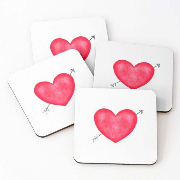 Item preview, Watercolor Arrow Heart - Red designed and sold by gbreshears.
