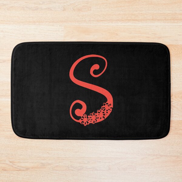 Item preview, Floral Initial monogram S designed and sold by Creative-draw.