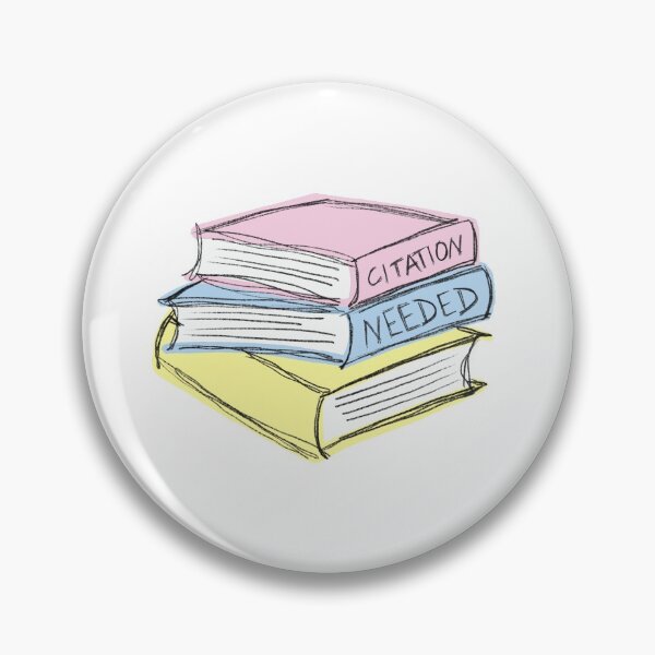 Item preview, Citation Needed - Colorful Books (pastel) designed and sold by PhDoer.