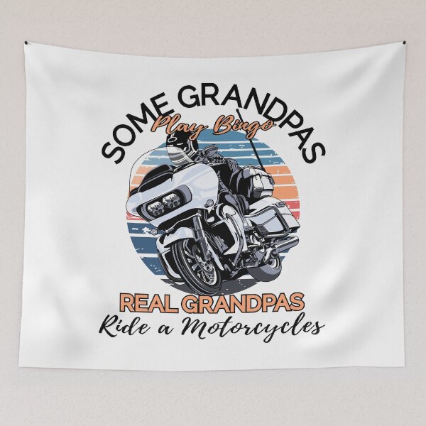 Item preview, Some Grandpas play bingo, Real Grandpas ride a motorcycles, biker grandpas, coolest grandpas, real grandpas designed and sold by Lekrock.