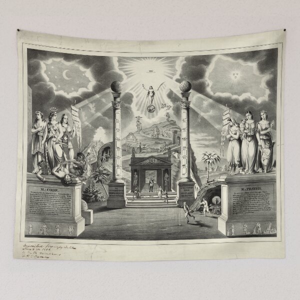 Item preview, Masonic Chart (1846) designed and sold by allhistory.