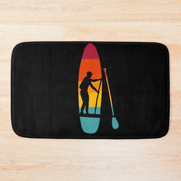 Item preview, Stand Up Paddleboard SUP Graphic in Sunset Colors designed and sold by awkwarddesignco.