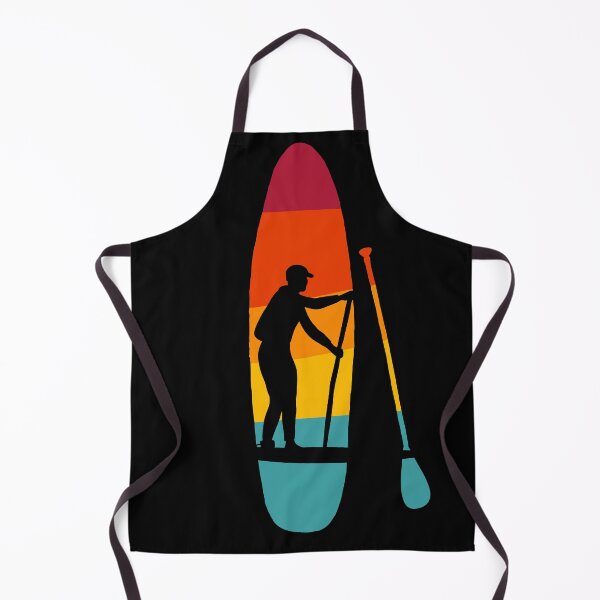 Item preview, Stand Up Paddleboard SUP Graphic in Sunset Colors designed and sold by awkwarddesignco.