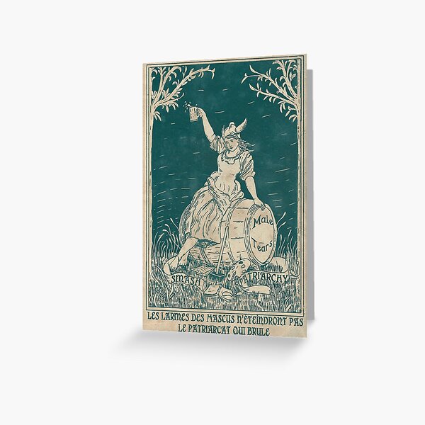 Aperçu de l'œuvre Patriarcat et Larmes de Mascus- Poster Féministe - Bleu créée et vendue par Loki Propagandart.