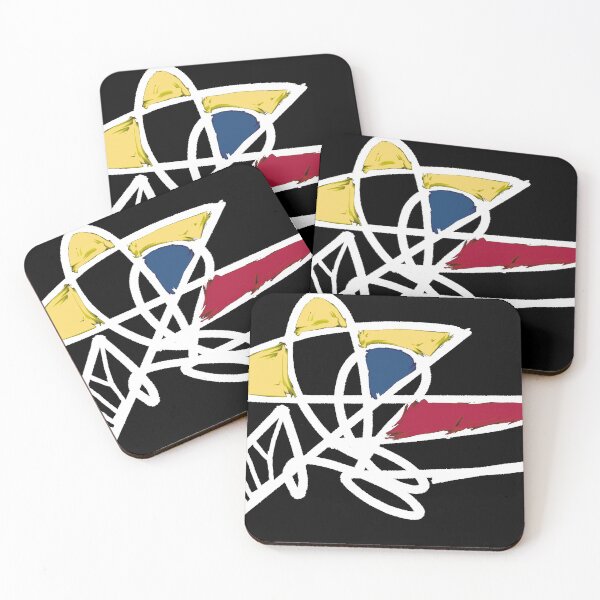 Item preview, Black Modern Abstract Line Art designed and sold by RallyPointArt.
