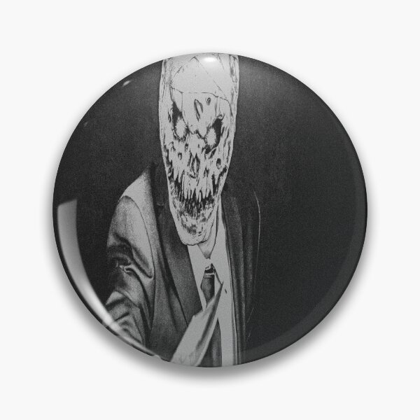 Item preview, Pumpkin Head Killer Black and White Version 2 designed and sold by Black-and-Red.
