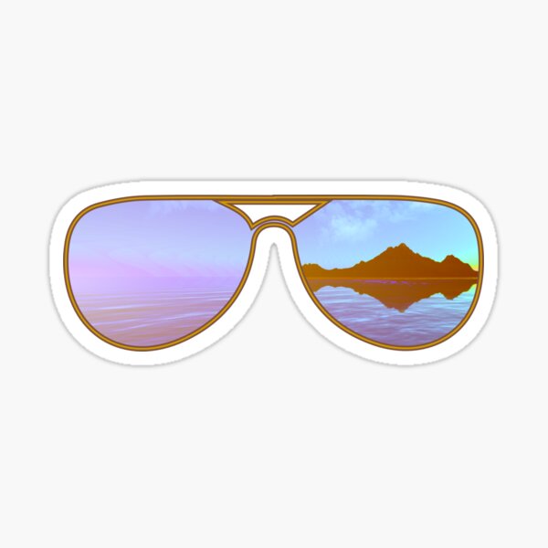 Jim's Sunglasses Sticker
