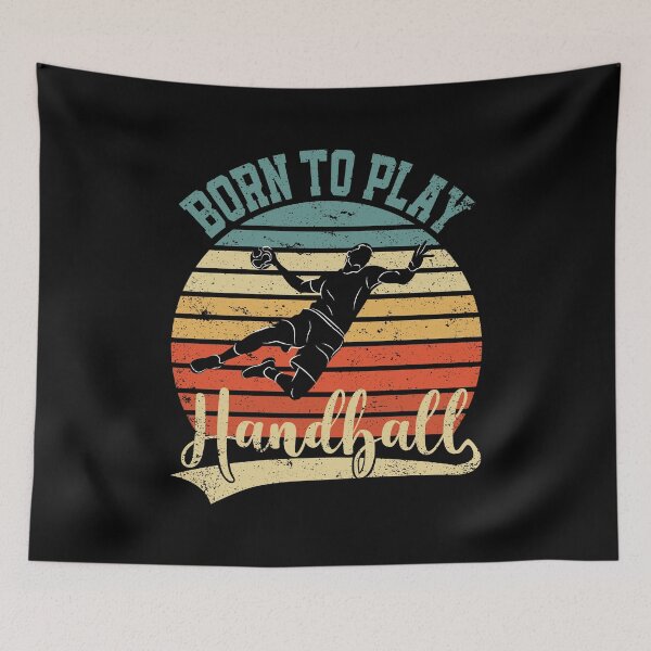 Item preview, Handball Player Circle Runner Back room designed and sold by besTmanuFacture.