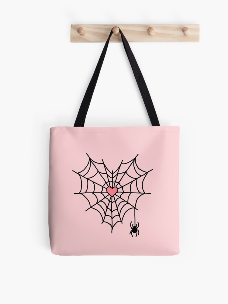 spider web heart | Tote Bag