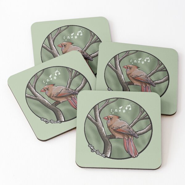 Item preview, Cardinal Bird (Female) designed and sold by abigailducote.