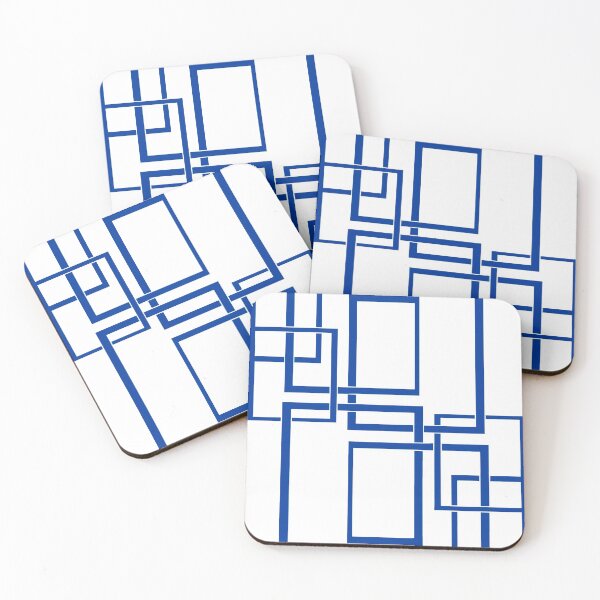 Item preview, Blue labyrinth shapes  designed and sold by wiwiart.
