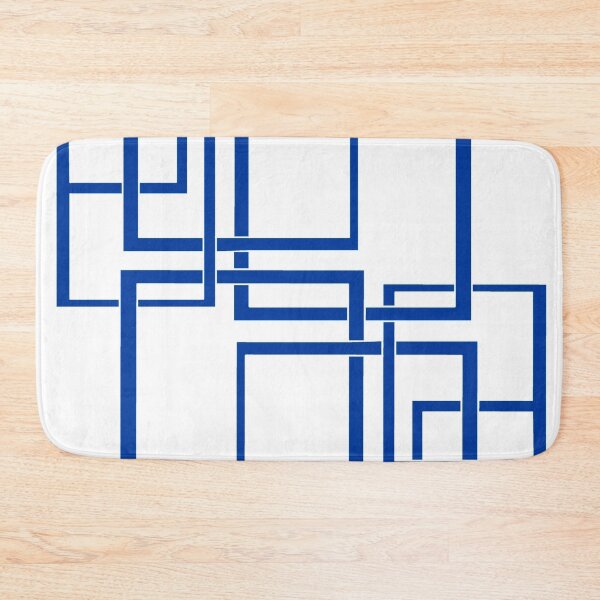 Item preview, Blue labyrinth shapes  designed and sold by wiwiart.