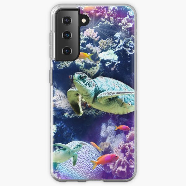 Undersea turtle Samsung Galaxy Soft Case