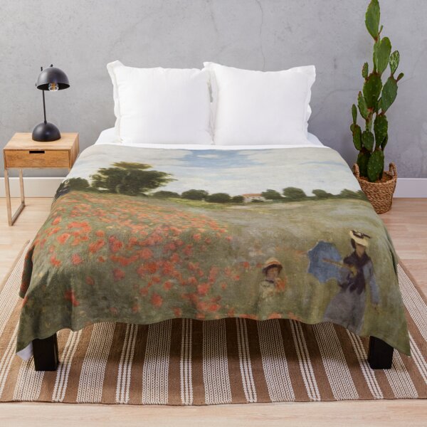 Item preview, Claude Monet's Coquelicots, La Promnade (Poppies) designed and sold by mosfunky.