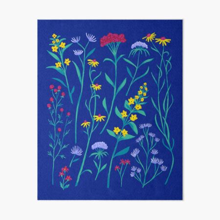 Wildflowers Art Board Print