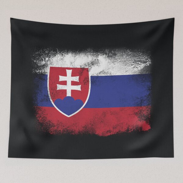 Item preview, Slovakia Flag designed and sold by psychoshadow.