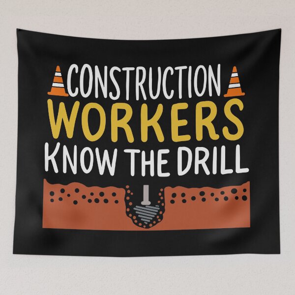 Item preview, Construction Workers Know The Drill designed and sold by Sandra78.