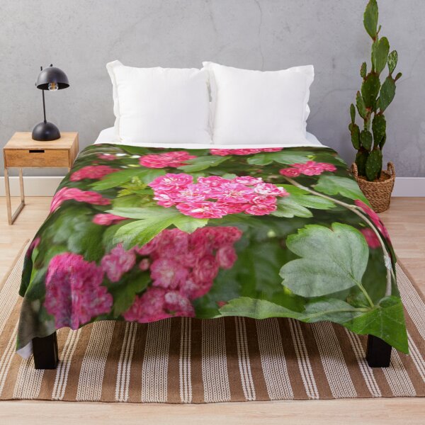 Item preview, Magenta Spring Flowers on a Walk in Berlin (Hawthorn) designed and sold by nabeArtist.