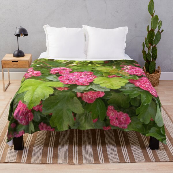 Item preview, Magenta Spring Flowers on a Walk in Berlin (Hawthorn) designed and sold by nabeArtist.