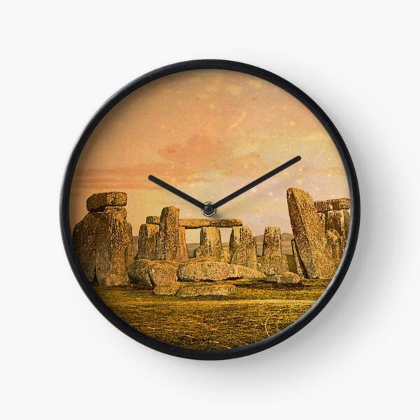 Item preview, Stonehenge, Salisbury Plain, England - Distressed Retro Photograph designed and sold by Retro Art Factory.