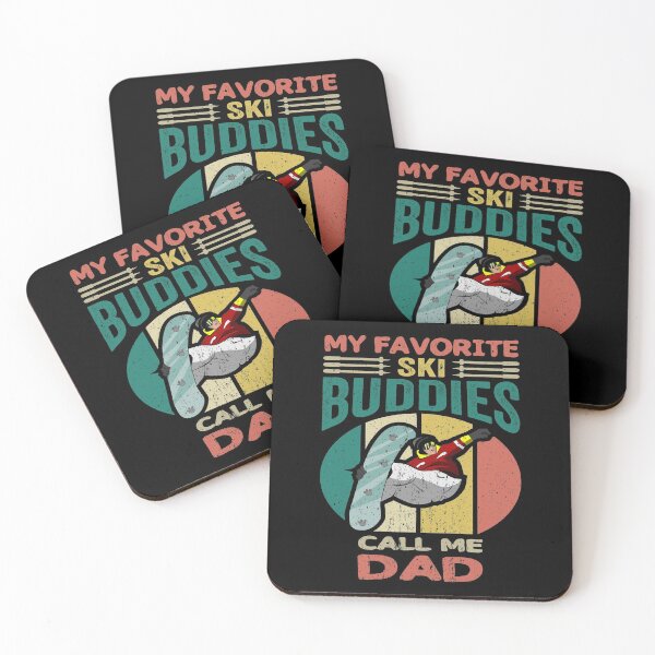 Item preview, My Favorite Ski Buddies Call Me Dad designed and sold by AmethystMurad.