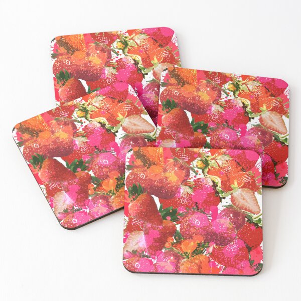 Item preview, Watercolor Strawberries Splash designed and sold by Soumita.