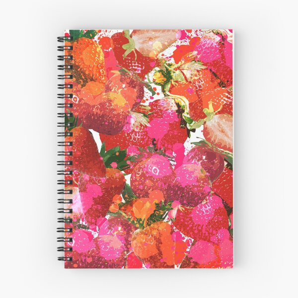 Aperçu de l'œuvre Aquarelle Fraises Splash créée et vendue par Soumita.