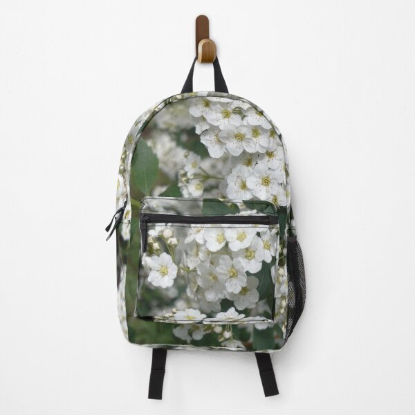 Item preview, White Spring Flowers on a Walk in Berlin (Japanese Shrub Spar) designed and sold by nabeArtist.
