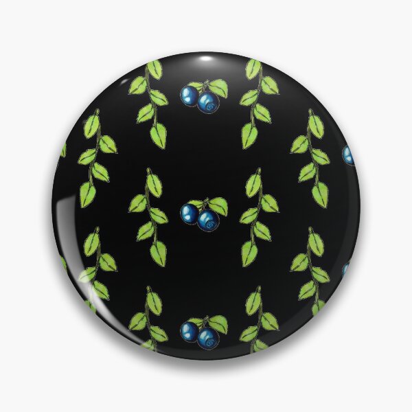 Item preview, Blueberries (black BG) designed and sold by -Senaar-.