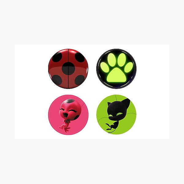 Tikki Und Plagg Fotodruck Von Sandpiperco Redbubble