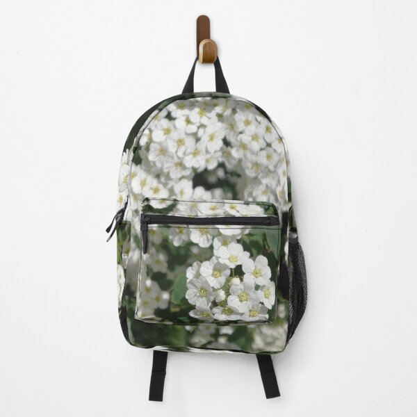 Item preview, White Spring Flowers on a Walk in Berlin (Japanese Shrub Spar) designed and sold by nabeArtist.