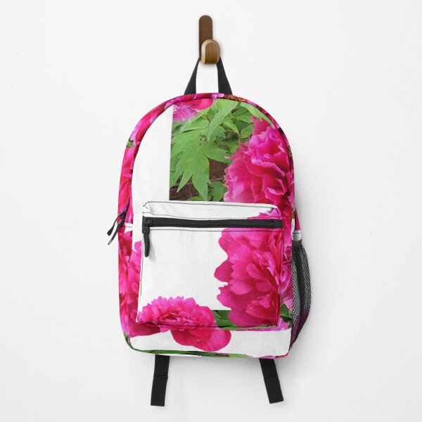 Item preview, FUCHSIA  COLORED PEONY FLOWER GARDEN ABSTRACT ART designed and sold by sharlesart.
