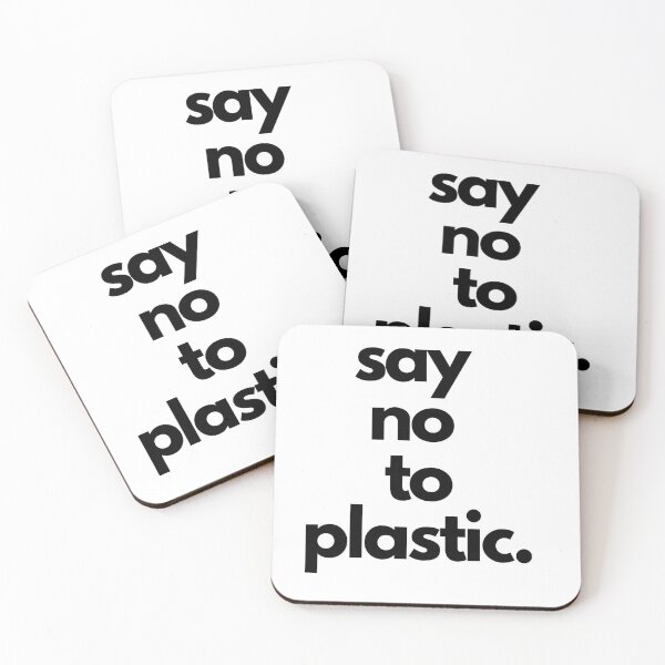 Item preview, say no to plastic designed and sold by audihoyt.