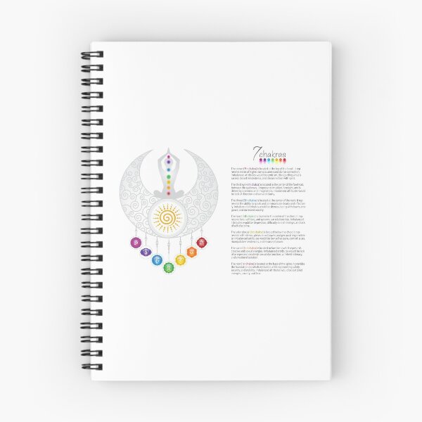 Item preview, Crescent Moon Sun Chakra Chart - WBG 59 designed and sold by serenaking.