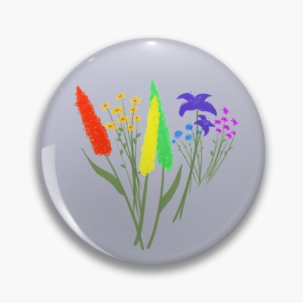 Item preview, Subtle Pride Flowers Gay designed and sold by Risky Beetle.