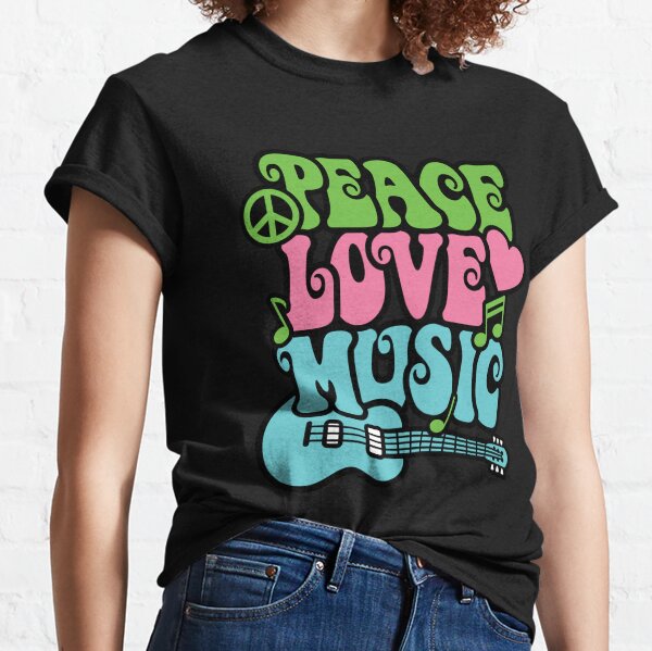 Peace Love Music Classic T-Shirt