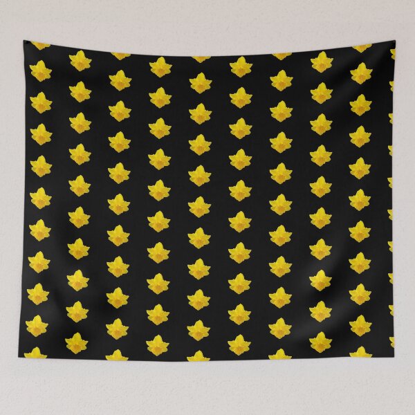 Item preview, yellow daffodil (black) designed and sold by MsTyson.