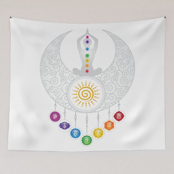 Item preview, 7 Chakra Female Moon & Sun - WBG 59  designed and sold by serenaking.