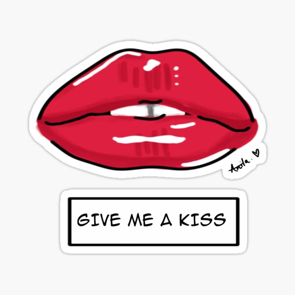 Kiss Me Sticker