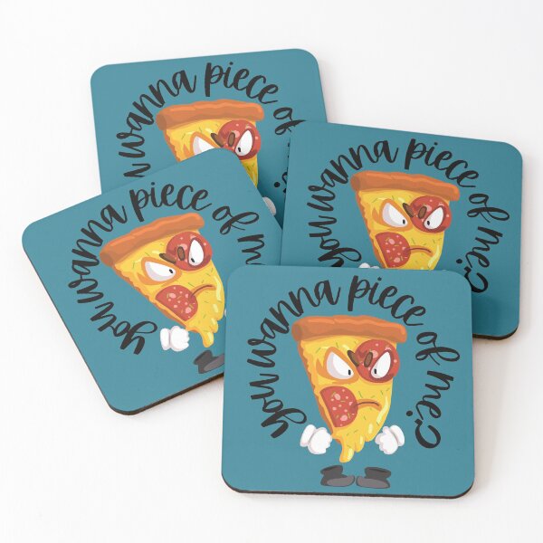 Item preview, Angry Pepperoni Pizza Oozing with Cheese Picking Fights-Funny Quotes designed and sold by Mary Maple.