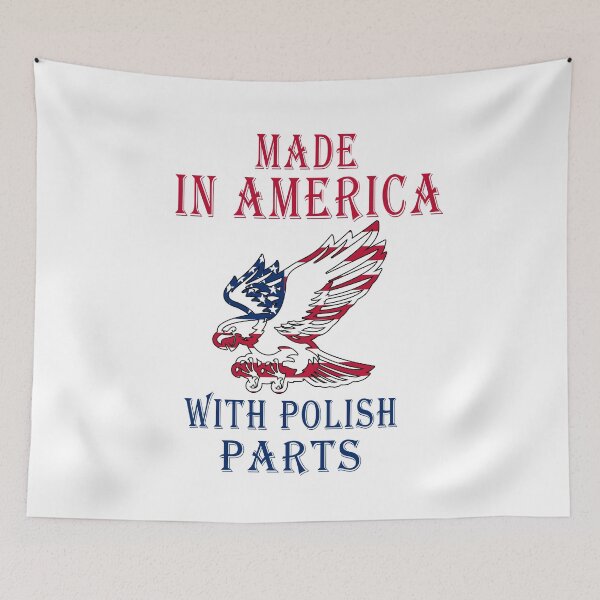Item preview, Happy American Heritage Day Made In America With Polish Parts,gift idea for holiday,family,friend,granpa,grandma designed and sold by Mac Store.