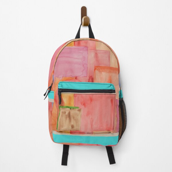 Item preview, Cubic square pink minimal watercolor geometry  designed and sold by p-tushti.
